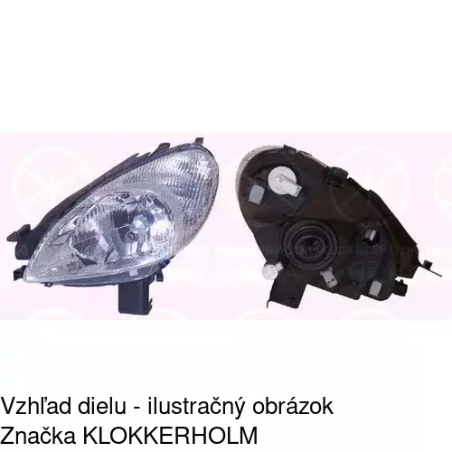 Hlavný reflektor 2327090E /POLCAR/ - obr. 2