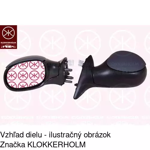 Vonkajšie zrkadlo 2327525E /POLCAR/ - obr. 2