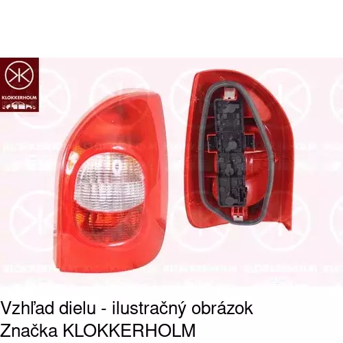 Zadné svetlo 2327880E /POLCAR/ - obr. 1