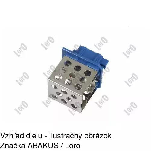 Ovládače klimatizácie 2327KST-1 /POLCAR/ - obr. 2