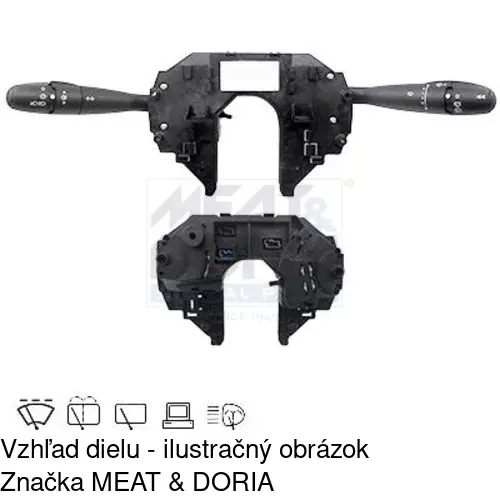 Združený prepínač 2329PZ-1 /POLCAR/ - obr. 2