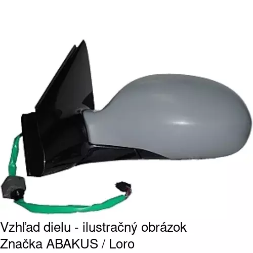 Vonkajšie zrkadlo 2332528M /POLCAR/ - obr. 2