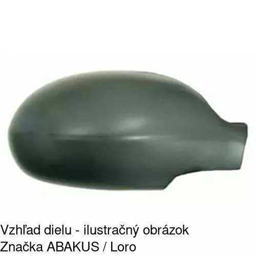 Rám vonkajšieho zrkadla 233255TM /POLCAR/ - obr. 2