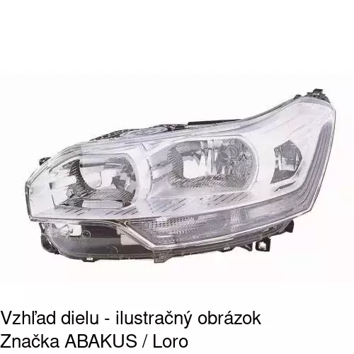 Hlavný reflektor 233410-E /POLCAR/ - obr. 4