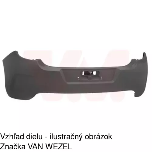 Dolný nosník predného čela 233834 /POLCAR/ - obr. 1