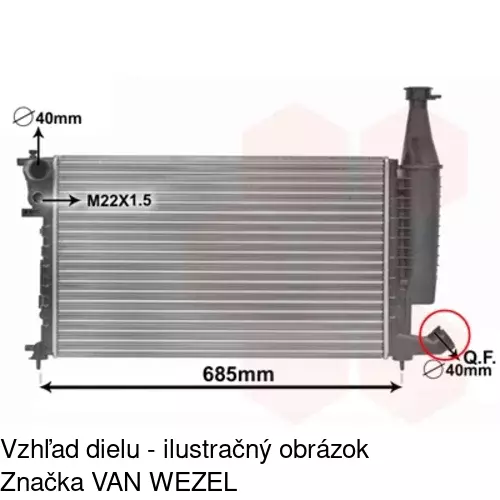 Chladiče vody 235008-9 /POLCAR/ - obr. 5