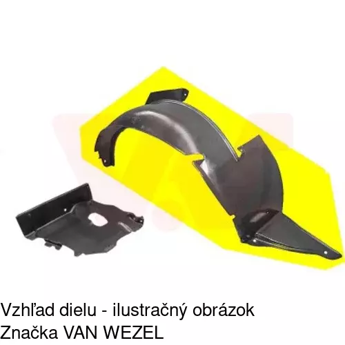 Podblatník (plast) 2350FP1Q /POLCAR/ - obr. 1