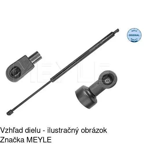 Plynová pružina 2352AB /POLCAR/ - obr. 1