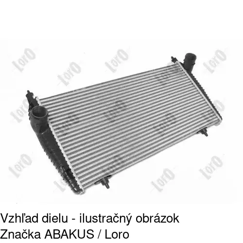 Chladiče vzduchu (Intercoolery) POLCAR 2381J82X