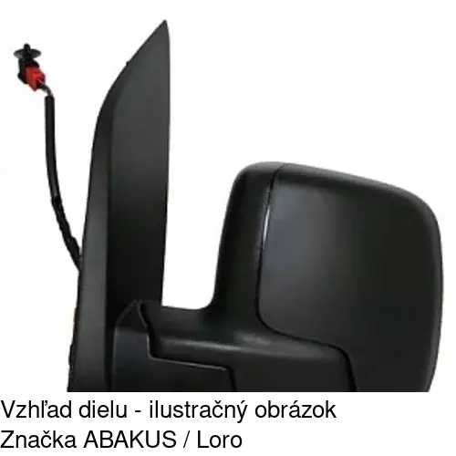 Vonkajšie zrkadlo 2391514E /POLCAR/ - obr. 4