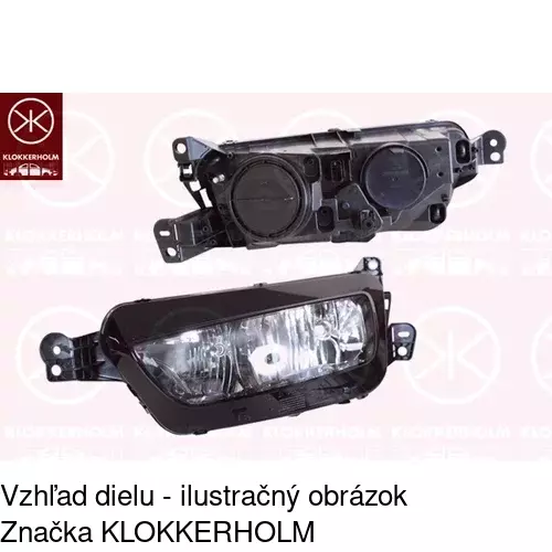 Hlavný reflektor POLCAR 23M1102U