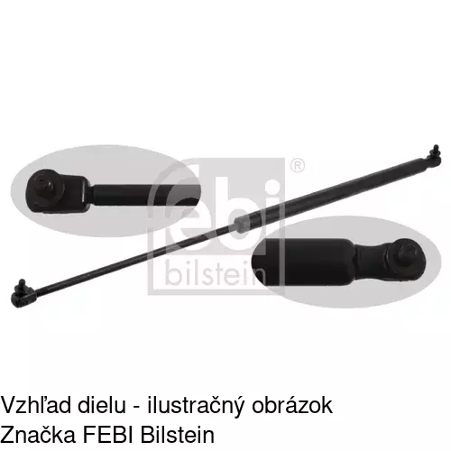 Plynová pružina 2401AB /POLCAR/ - obr. 1