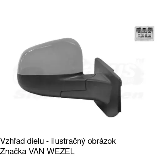 Vonkajšie zrkadlo 2502524E /POLCAR/ - obr. 4