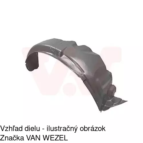 Podblatník (plast) 2502FP1T /POLCAR/ - obr. 1
