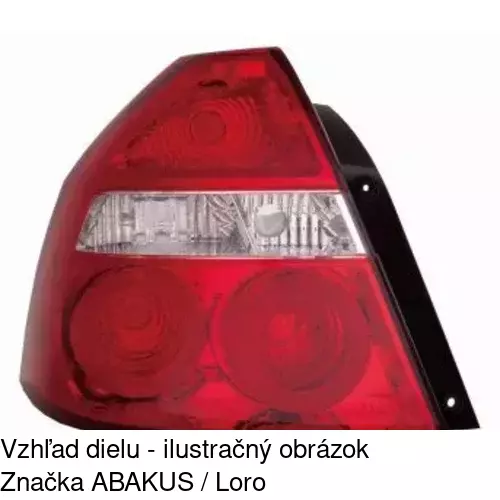 Zadné svetlo 250487-E /POLCAR/ - obr. 1