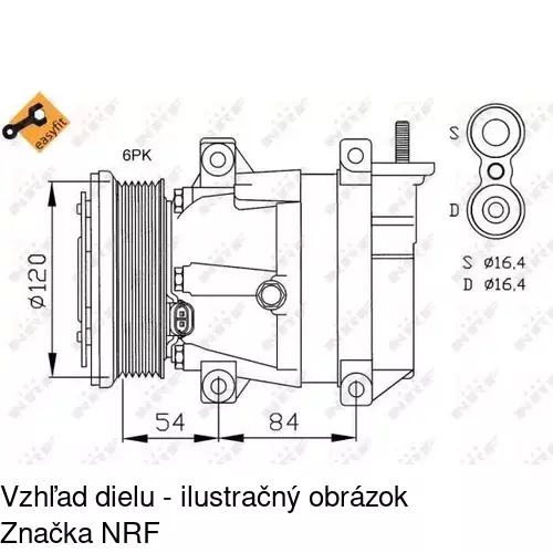 Kompresor AC POLCAR 2505KS2X