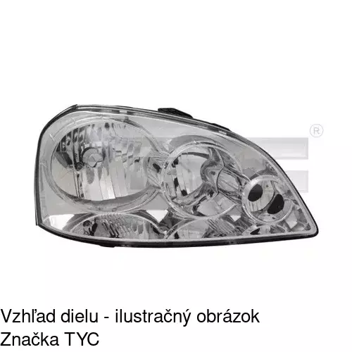 Hlavný reflektor POLCAR 2506100E