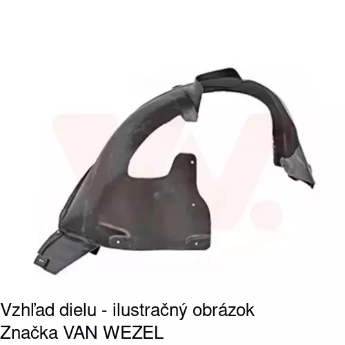 Podblatník (plast) 2508FP1T /POLCAR/ - obr. 1