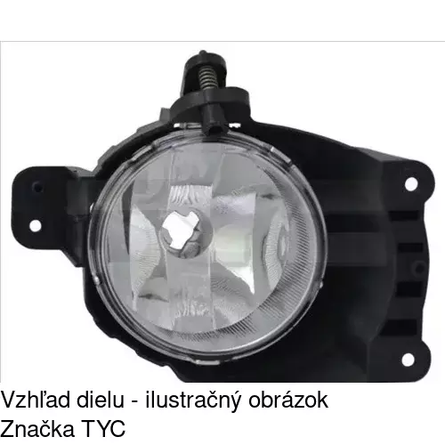 Hmlové svetlo - predné POLCAR 25B129-E