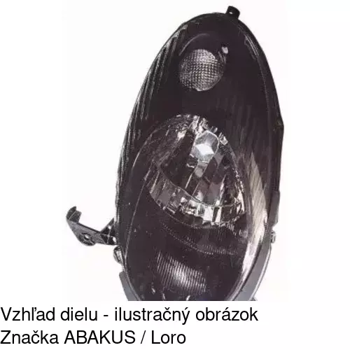 Hlavný reflektor 2707092E /POLCAR/ - obr. 2