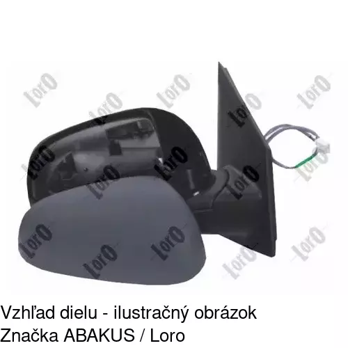Vonkajšie zrkadlo 2711525M /POLCAR/ - obr. 1