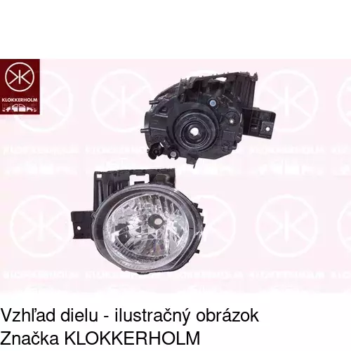 Hlavný reflektor 2713100E /POLCAR/ - obr. 2