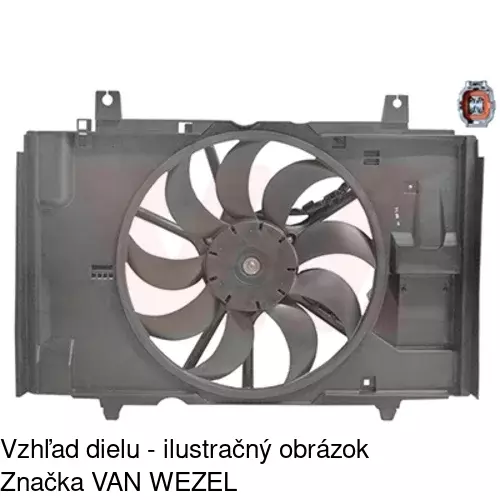 Ventilátory chladičov POLCAR 271323W1