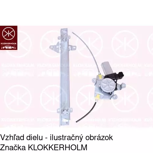 Mechanizmus sťahovania okna elektrický bez motora 2713PSG2 /POLCAR/ - obr. 1