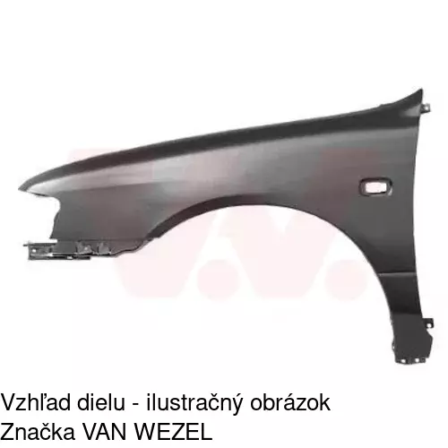 Predný blatník POLCAR 273201
