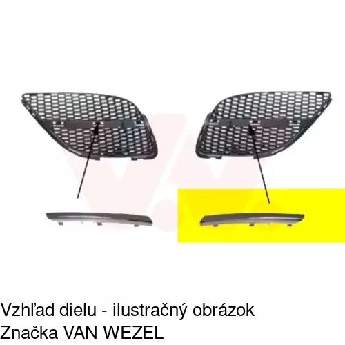 Lišta masky POLCAR 275705-6