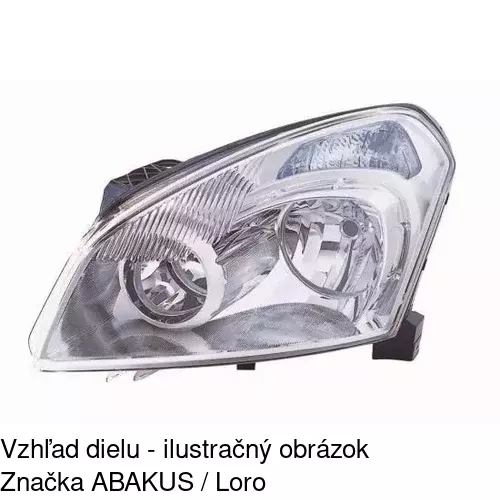 Hlavný reflektor 275909-H /POLCAR/ - obr. 3