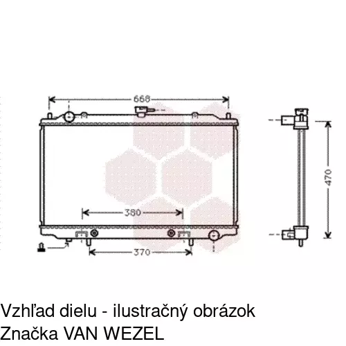 Chladiče vody POLCAR 2761082K