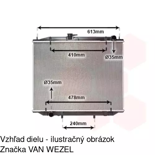 Chladiče vody 2770084K /POLCAR/ - obr. 1