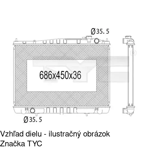 Chladiče vody 279608-3 /POLCAR/ - obr. 1