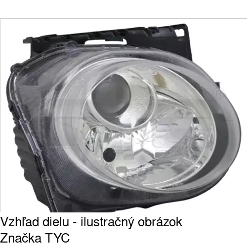 Hlavný reflektor POLCAR 27L210-V