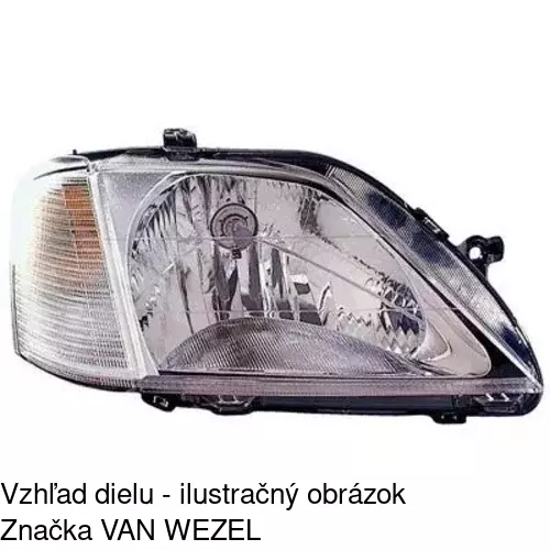 Hlavný reflektor 2800100E /POLCAR/ - obr. 3