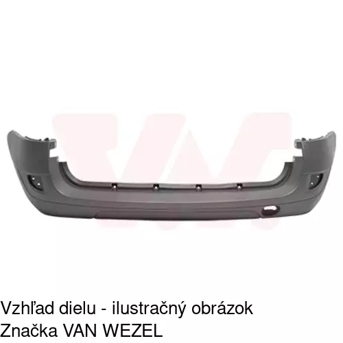 Zadný nárazník 280096-5 /POLCAR/ - obr. 1