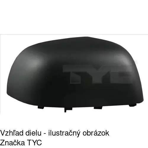 Rám vonkajšieho zrkadla 282054TM /POLCAR/ - obr. 3