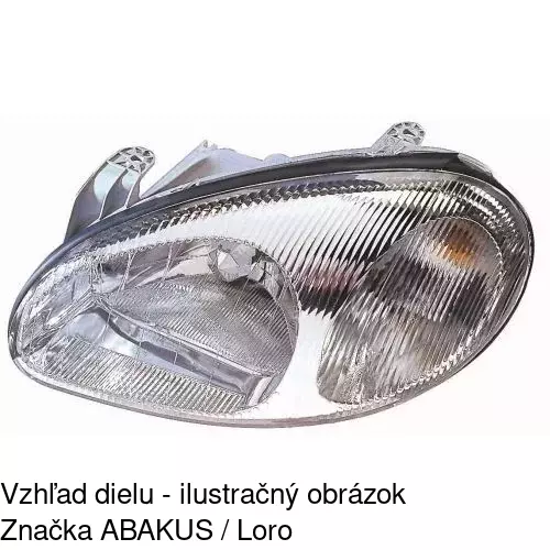 Hlavný reflektor 2912096E /POLCAR/ - obr. 4