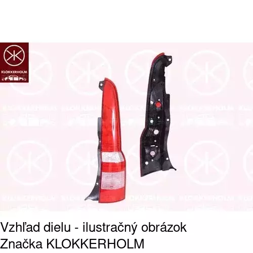 Zadné svetlo 3003881E /POLCAR/ - obr. 1
