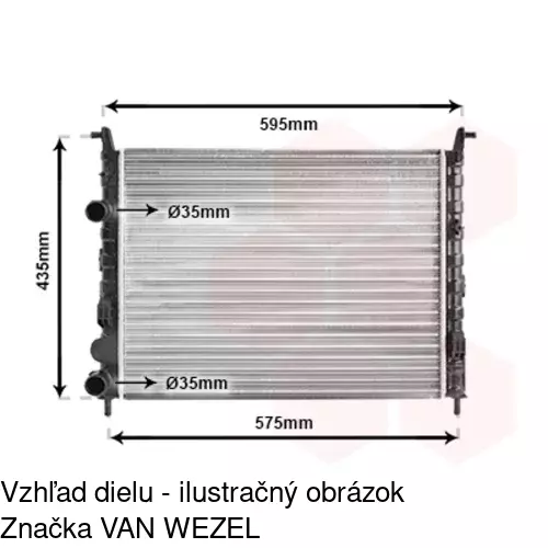 Chladiče vody 300508A5 /POLCAR/ - obr. 3