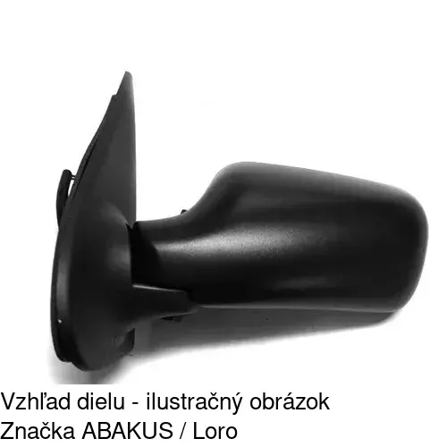 Vonkajšie zrkadlo 3005512E /POLCAR/ - obr. 2