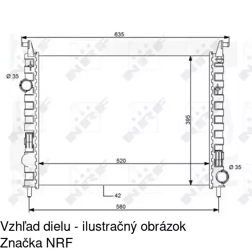 Chladiče vody POLCAR 300608-4