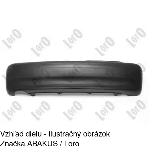 Zadný nárazník 301796 /POLCAR/ - obr. 1