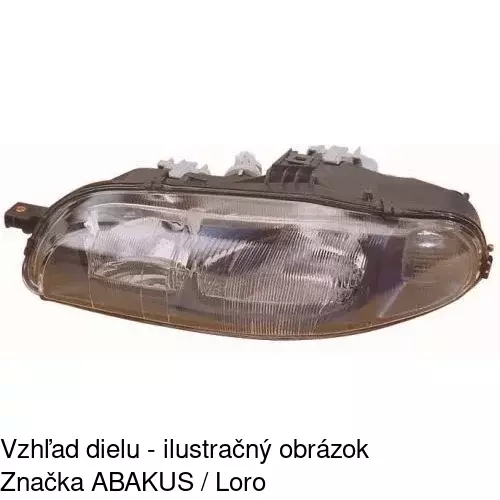 Sklo reflektora 301812-E /POLCAR/ - obr. 2