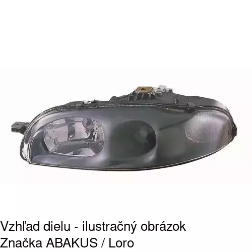 Hlavný reflektor 3019104E /POLCAR/ - obr. 1