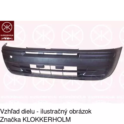 Predný nárazník 302207 /POLCAR/
