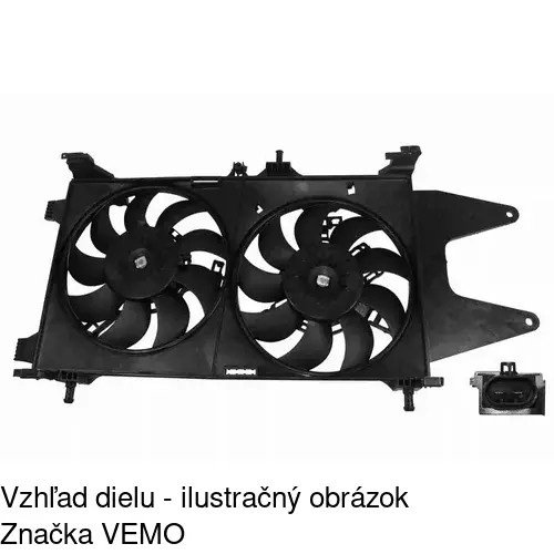 Ventilátory chladičov 302223W5 /POLCAR/ - obr. 1