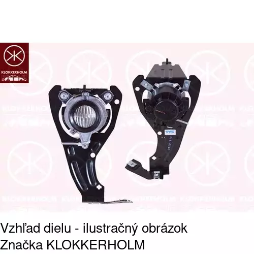 Hmlové svetlo - predné 302329-E /POLCAR/ - obr. 1