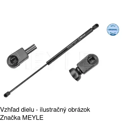 Plynová pružina 3023AB1 /POLCAR/ - obr. 3